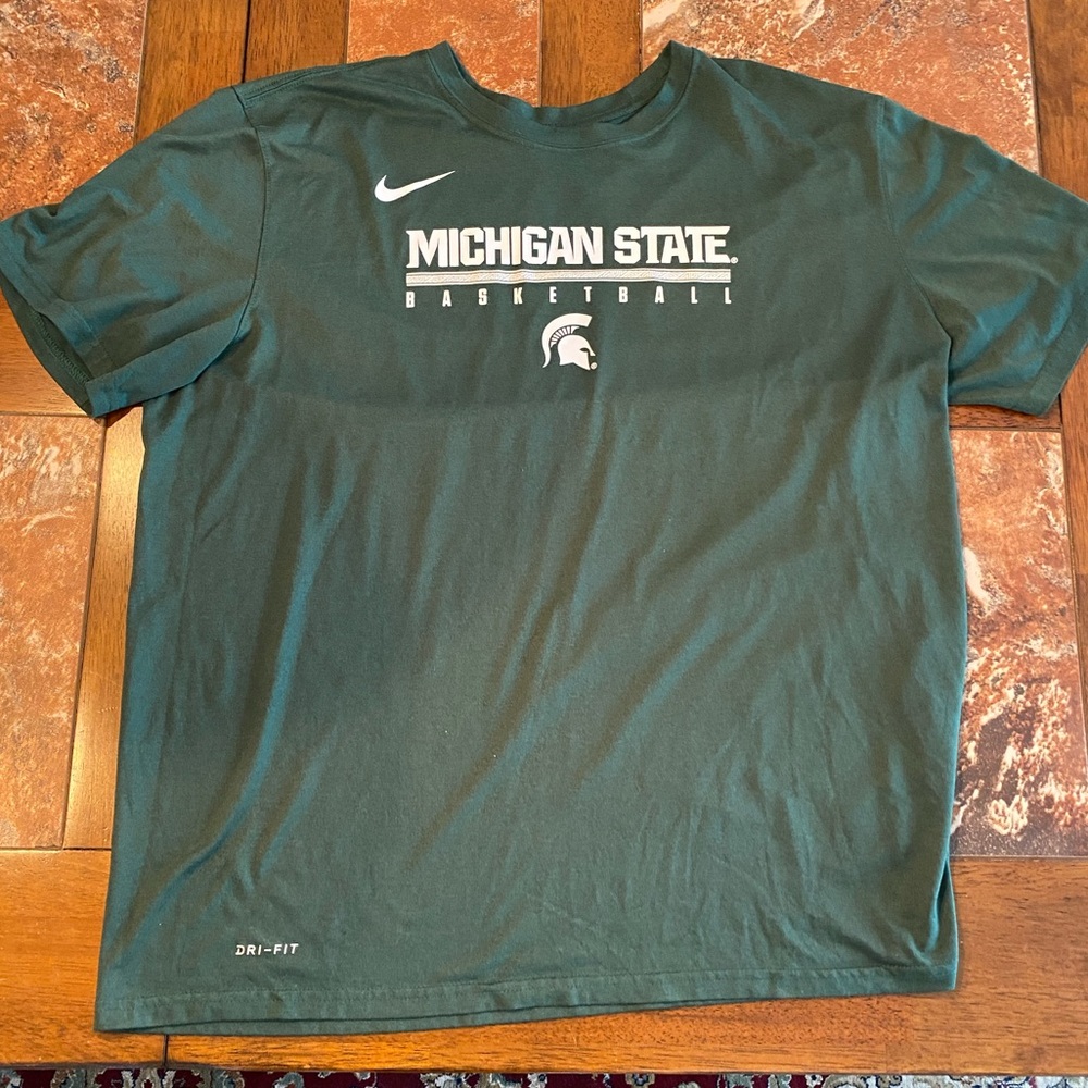 Nike Michigan State Basketball Dri-Fit Shirt